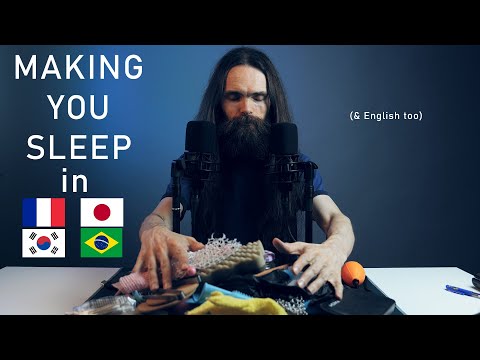 ASMR 🇧🇷 🇫🇷 🇯🇵 🇰🇷 & English