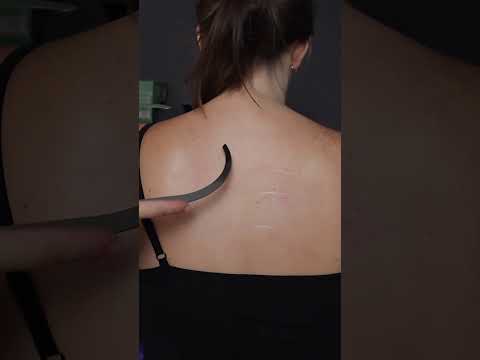ASMR back measuring with calipers #asmr #relaxing #asmrsounds