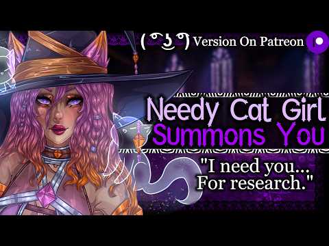 Accidentally Summoned By A Shy Neko Witch [Incubus Listener] | Medieval ASMR Roleplay