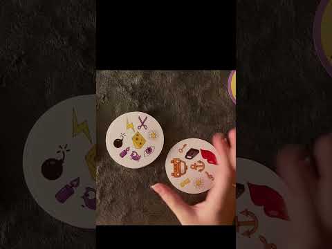 Matching game in ASMR #asmr #whispers #dobble #satisfying #asmrvideo #asmrsounds
