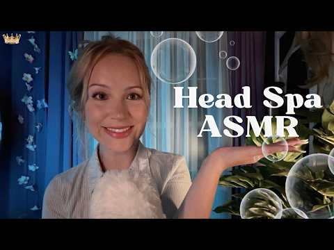 Health Club ASMR 🐟🪷🫧 Relaxing head spa appointment (frutiger aero inspired)