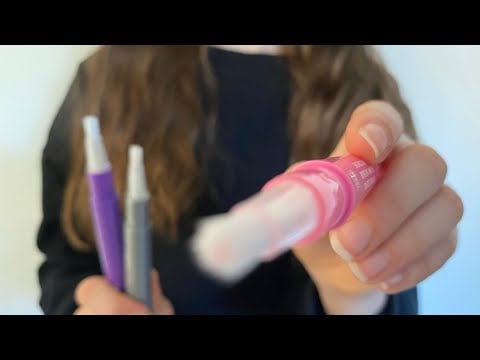 ASMR face paint | painting your face | actual camera touching / brushing | lo-fi | no talking