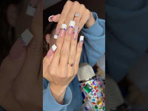 asmr/ new XL nails I made😍✨ #nails #diynails #asmrnails #bestlifebybrooke #asmrsounds #pressons