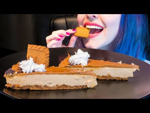 ASMR: Lotus Biscoff Cheesecake & Cookies | Recipe 🍰 ~ Relaxing Eating Sounds [No Talking|V] 😻