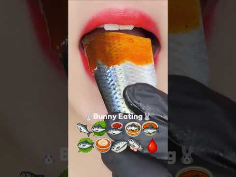 Raw gizzard shad 통전어, 여름 전어 먹방 emoji Eating sounds [asmr mukbang]