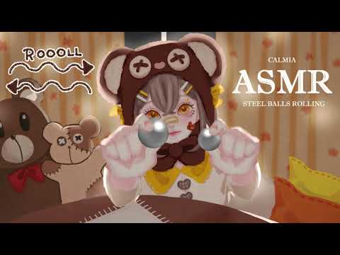୨୧⊹ASMR⊹୨୧ STEEL BALLS ROOOLL into your brain｜no talking｜ metallic clink