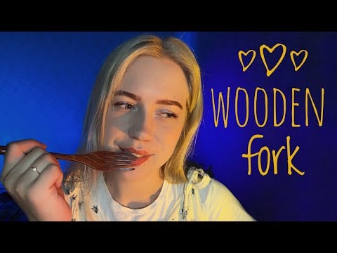 ASMR wooden fork | 30 minutes | #asmrminuha #asmr