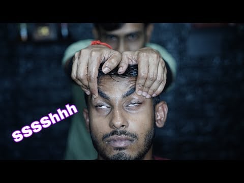 SSSShhh Just Relax | Satisfying ASMR Head - Forehead And Ear Massage With Tapping & Scratching