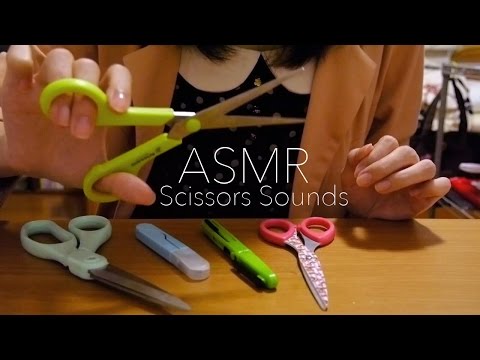 [ASMR] はさみの音 Scissors Sounds [囁き声-Whisper]