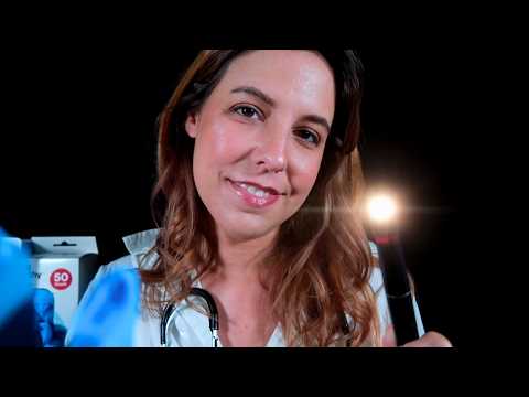 ASMR Annual Exam Roleplay 🩺 Gentle Nurse Eases Your Anxiety | Soft-Spoken Ear and Eye Vitals Exam