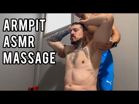 Intense ASMR Bodybuilder Massage — Shoulder, Arm & Underarm Relaxation