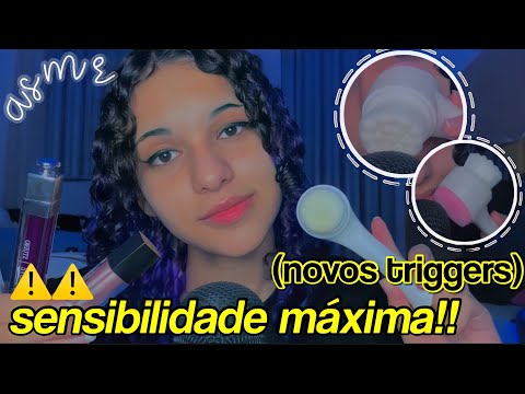 asmr | sensibilidade máxima!!! ⚠️ novos triggers