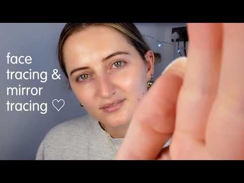 face & mirror tracing for the best tingles 🌸 asmr