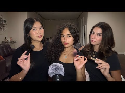 asmr : mean girls do ur makeup in class 