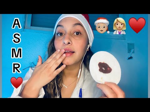 ASMR | LA DOCTORA DEL COLE LIMPIA Y CURA TÚ HERIDA 🧡🧑🏼‍🎄👩🏼‍⚕️