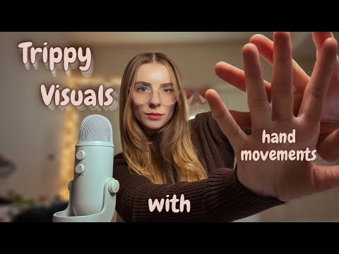 ASMR | FAST AND AGGRESSIVE HAND MOVEMENTS AND VISUALIZATIONS (mouth sounds, mic scratching) *trippy*