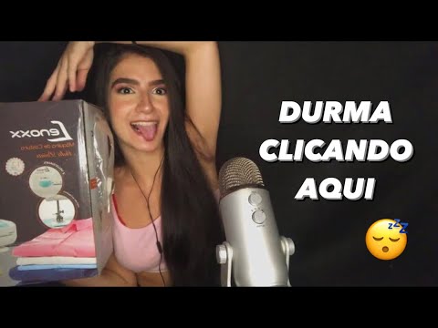 ASMR Com minha primeira máquina de costura