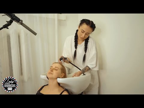 Gentle ASMR Scalp Massage by Barber Lady Helen for Girls