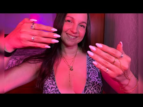 ASMR - Nail TAPPING & HAND SOUNDS & HAND MOVEMENTS