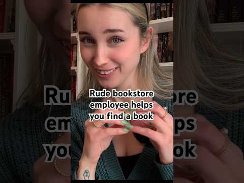 Rude bookstore employee helps you find a specific book 📖 #asmr #readingapp #roleplay #asmrroleplay