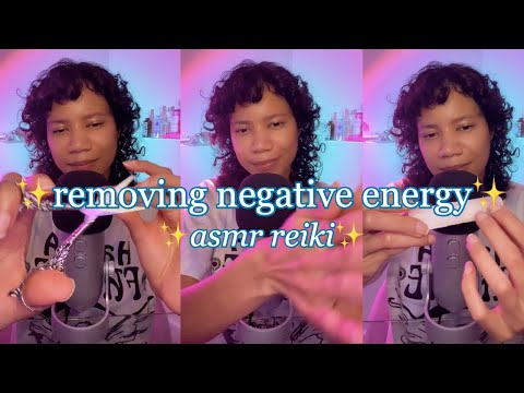 Plucking Away Blocks to Self-Love 💗 ASMR Reiki Cord-Cutting & Negativity Removal | Lots of Tingles