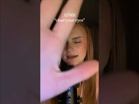 Do you feel sleepy? 😴 #asmr #tingles #relax #closeyoureyes