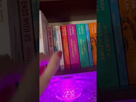 ASMR | Bookshelf tour 📖📚 #asmr #mouthwhisper #tingles #relax #booktube #booktok