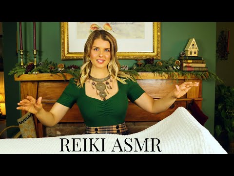 "Cozy Fireside Session" ASMR REIKI Soft Spoken & Personal Attention Energy Healing (Crackling Fire)