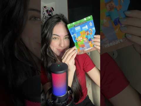ASMR- pacote surpresa minecraft! #foryou #fy #asmr #minecraft