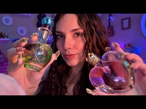 ASMR - Vintage Perfumes✨ Glass Tapping, Liquid Sounds, & Whispers for Deep Sleep