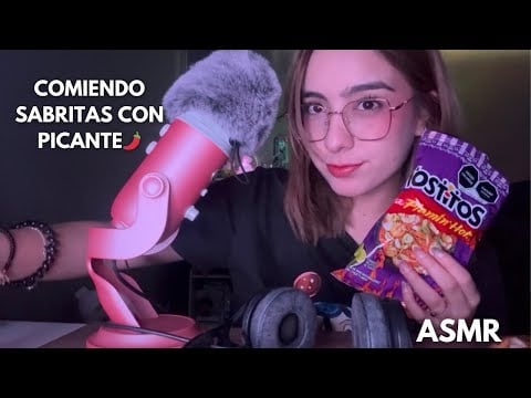 Asmr - Comiendo sabritas con picante 