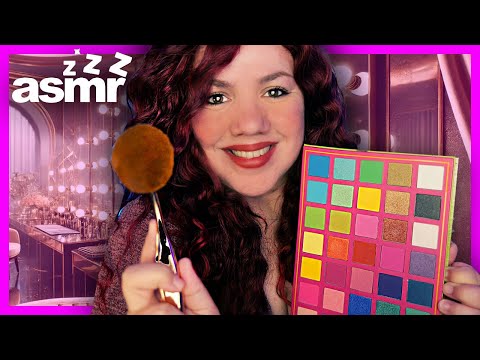 ASMR Beauty Consultant Does your Colorful MAKEUP Roleplay