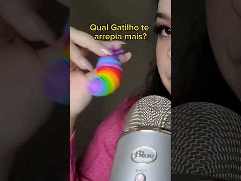 Qual Gatilho te relaxa mais? #asmr #asmrcommunity #asmrshorts #asmrsounds