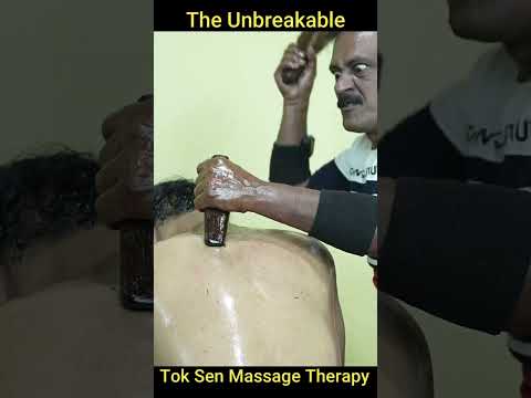 The Unbreakable Wooden Hammer ASMR Massage Therapy By Big Eyes Barber #shorts