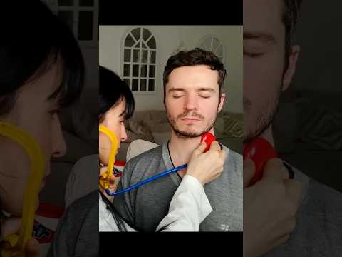 Medical check with kids toys