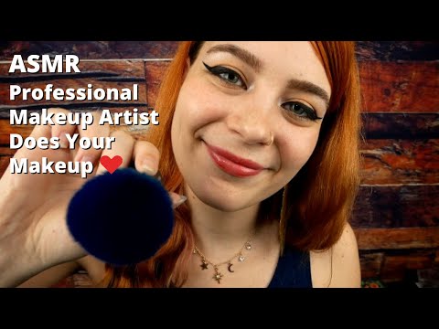 ASMR Professional Makeup Artist Does Your Makeup | Soft Spoken Personal Attention RP