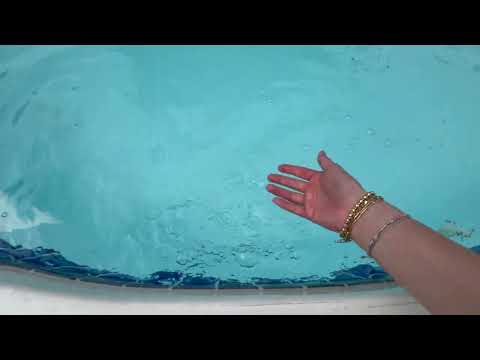 asmr water sounds: water splashing, water tapping, no talking