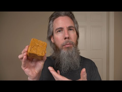 Norwegian Brown Cheese (Brunost) Tasting ASMR