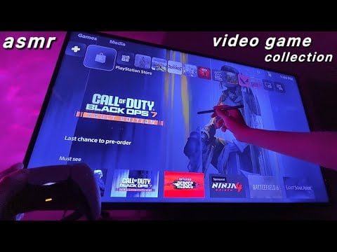 ASMR Video Game Collection & Game Store Review 🎮💤