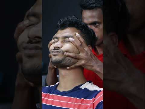 Awesome Technique Head And Body Massage ASMR | Crunchy Neck Crack #shorts