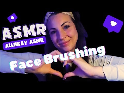 ASMR Face brushing