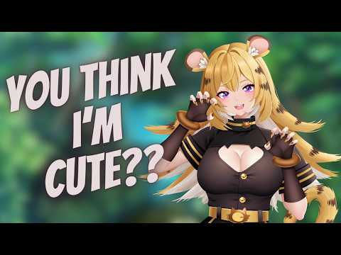 Tsundere tiger girl pins you down and goes soft for you [F4A][ASMR][Purring][Hairplay]