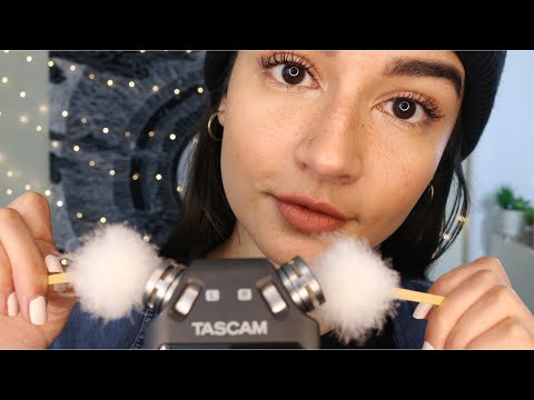 ASMR Tascam Ear Cleaning (Picking, Brushing, Q-Tip, Tweezers)