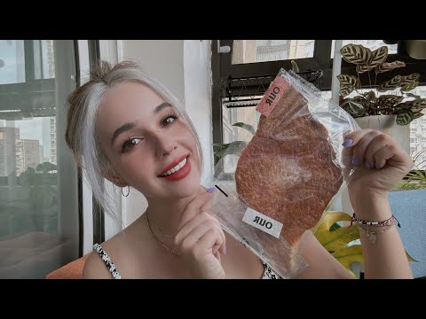 ASMR eating crispy croissant 🥐