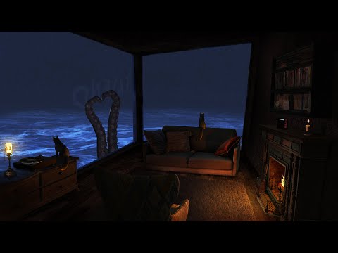 Cozy Ocean Cabin | ASMR Ambience