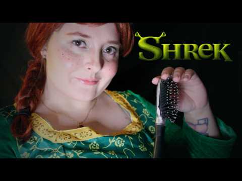 💚 Fiona Brushing Donkey [ASMR] 💚 Shrek Role Play