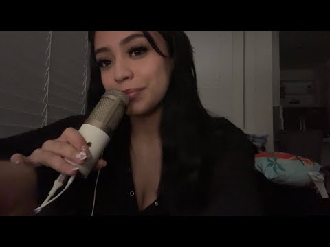 ASMR whisper rambling ♡₊˚ (up close)