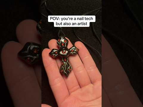 This cross pendant took soo long 🖤