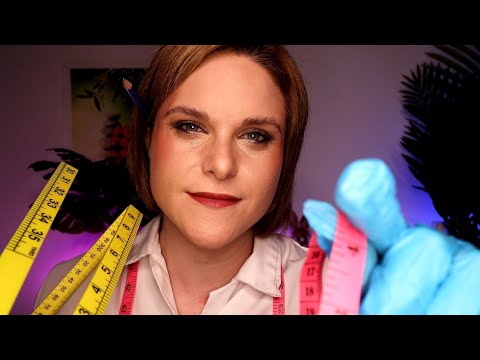 ASMR Face Exam & Face Measuring For RELAXATION
