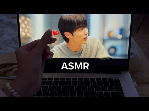 ASMR tapping on a laptop and a phone 📱 